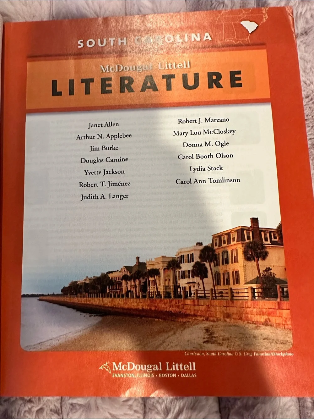 South Carolina Literature McDougal Littell Hardcover in Orange